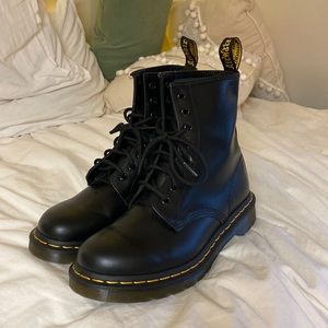 Black Dr. Martins size 8
